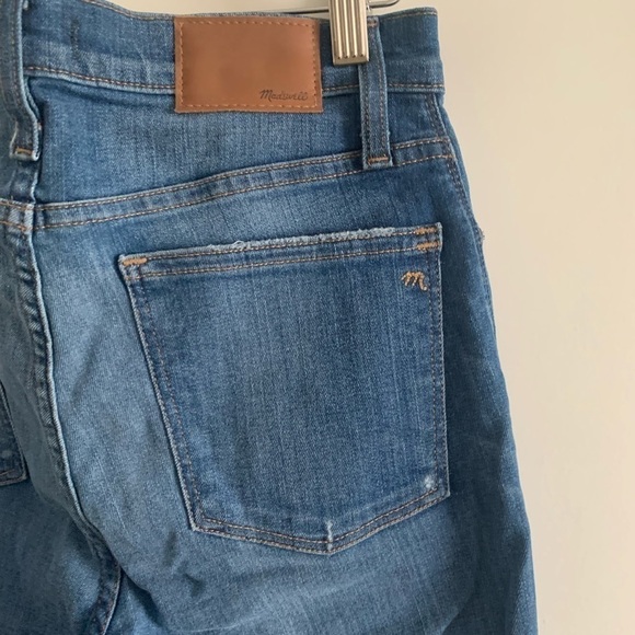MADEWELL Raw Hem Hi Rise Skinny Jeans Style H6844 Size 28 - Picture 5 of 11